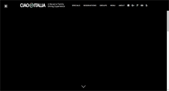 Desktop Screenshot of ciaoitaliaonline.com
